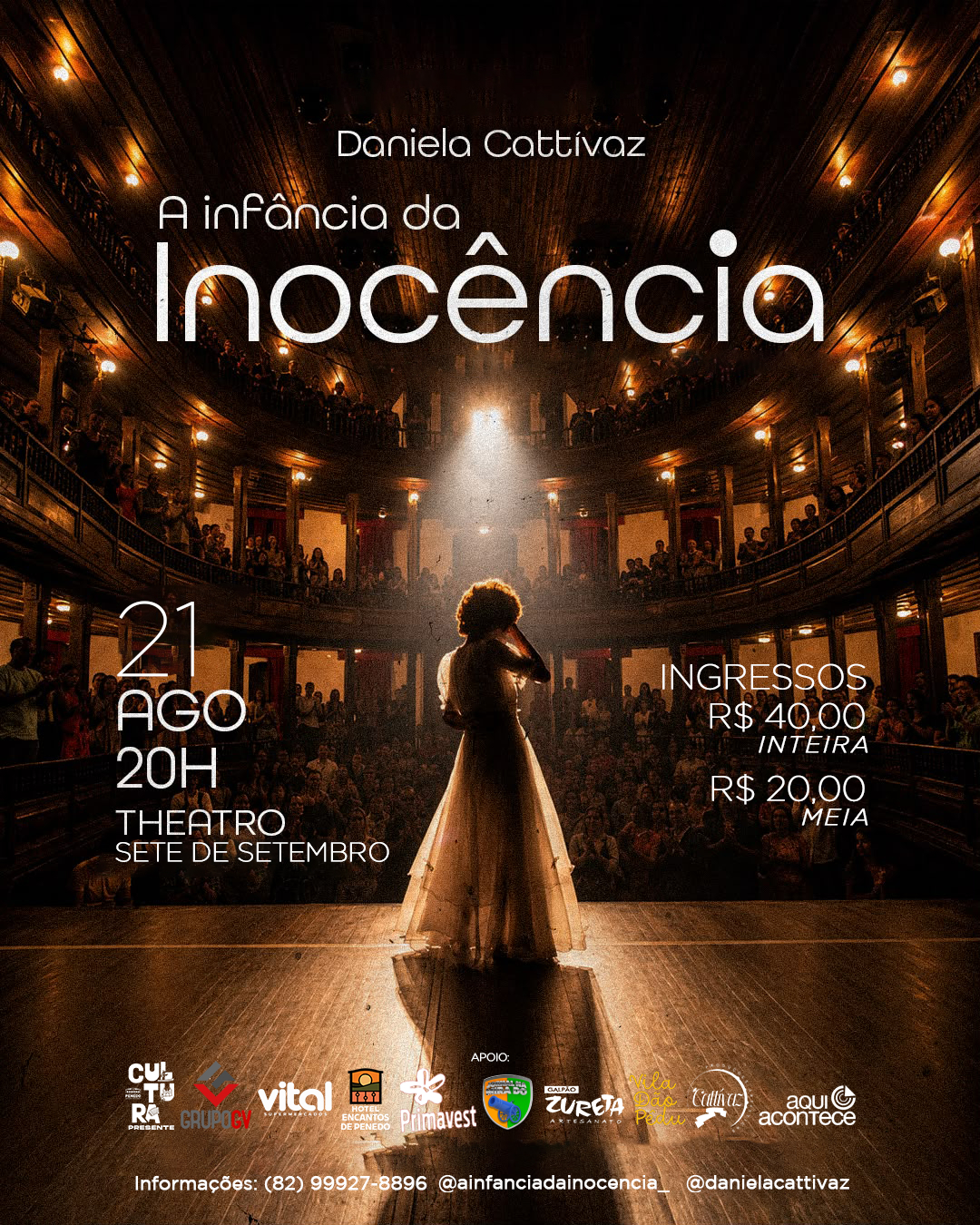 Cartaz da peça A Infância da Inocência